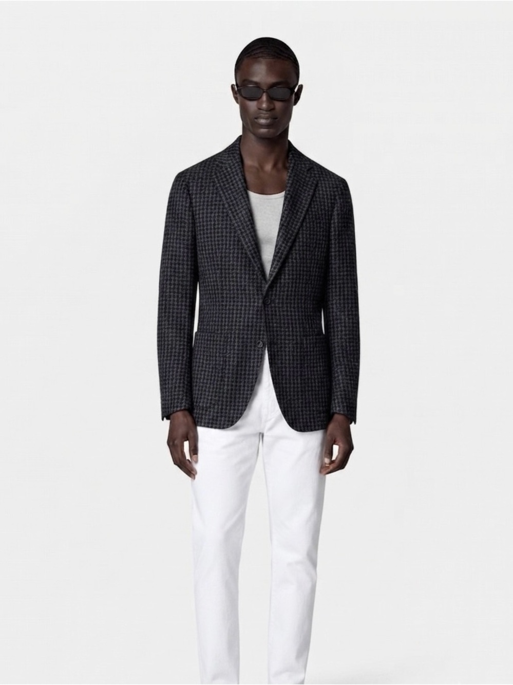 Saks Fifth Avenue Men’s tailored Blazer-Black check_Limited edition - Picture 3 of 14